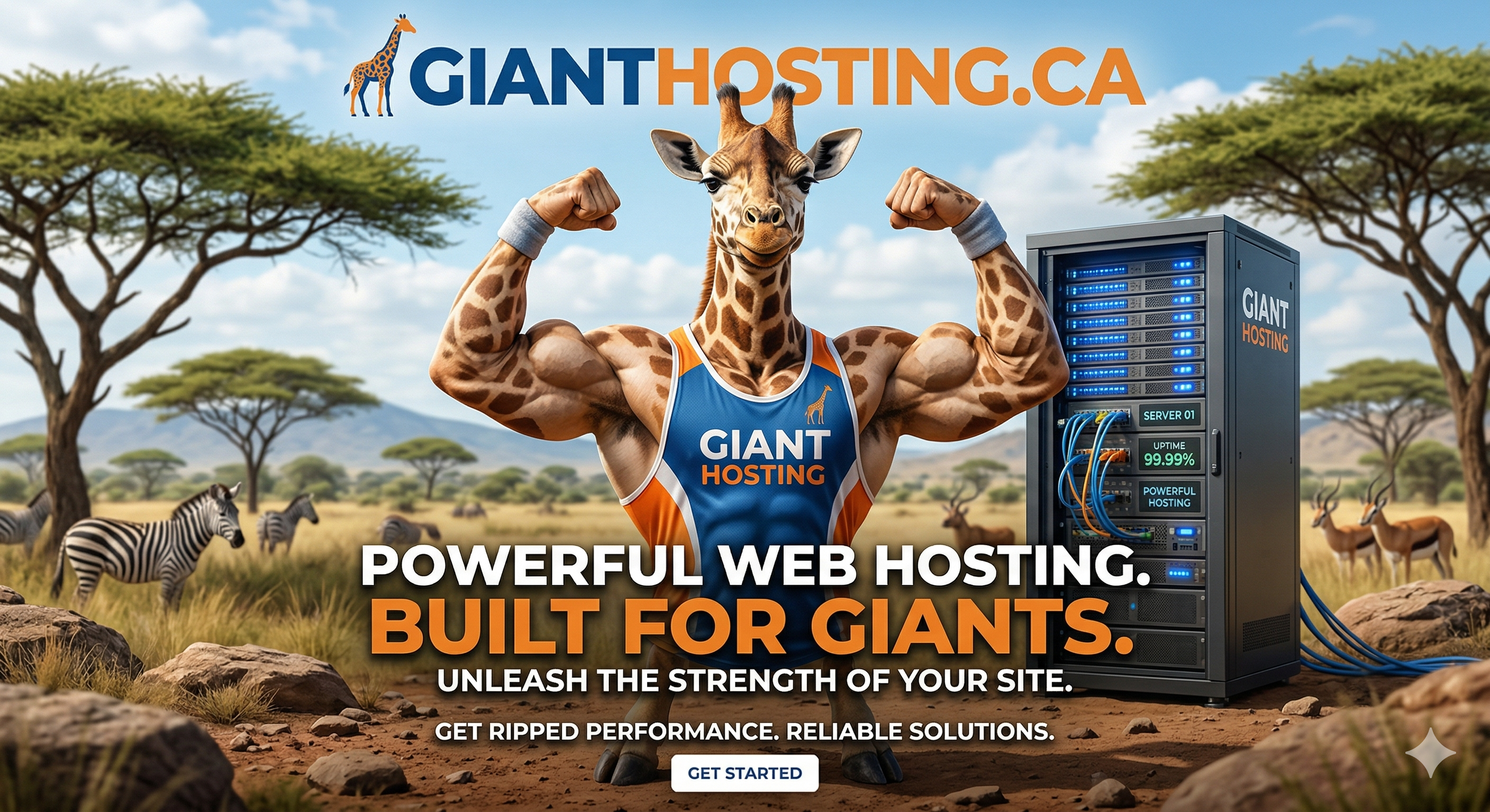 Giant Hosting - powerful web hosting built for giants